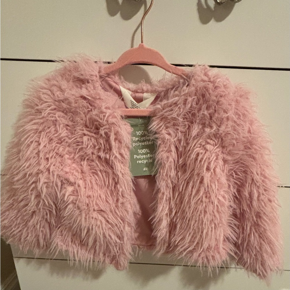 Toddler Girl H&M Faux Fur Jacket